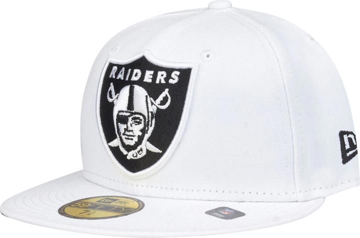 Produktbild New Era 59Fifty Cap - XL LOGO Las Vegas Raiders weiss - 7 1/8 (XL)