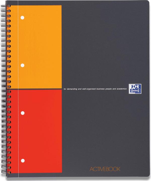 Actual product image Oxford Activebook (A4, Checked, Soft cover)