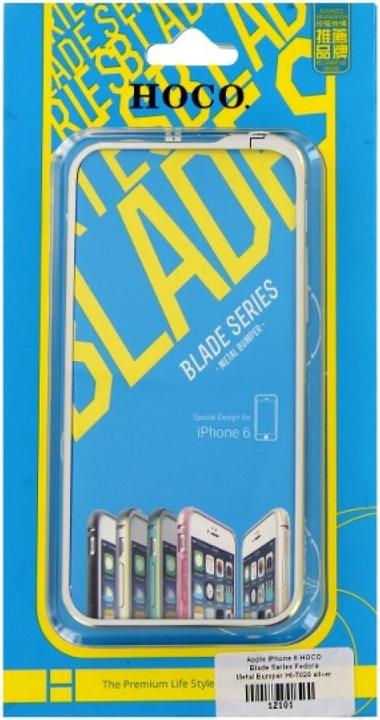 Actual product image Hoco Apple iPhone 6 / 6s Blade Series Fedora Metal Bumper HI-T026 (Apple iPhone 6, Apple iPhone 6s)