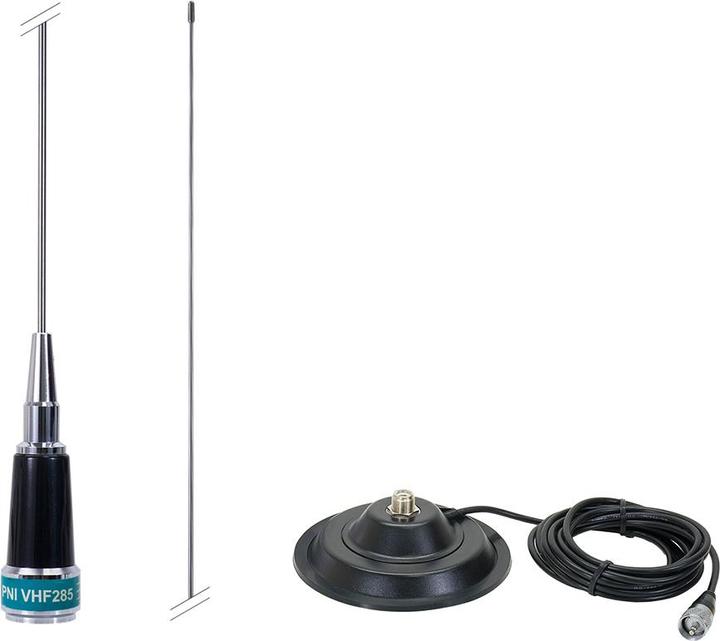 Produktbild PNI Paketantenne VHF285 für Taxi 134-174 MHz und Magnetfuss 145/PL