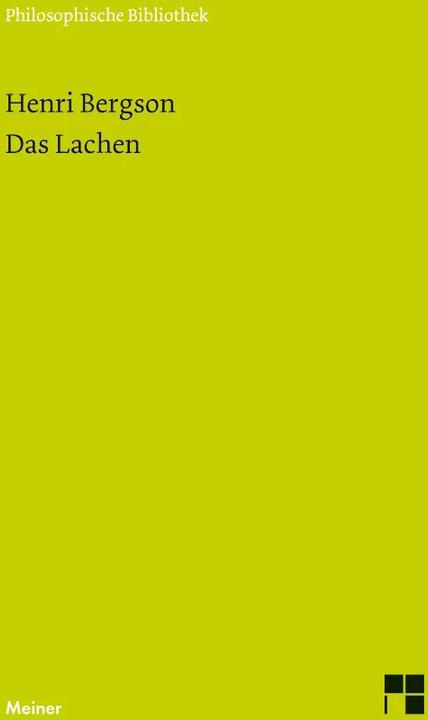 Produktbild Das Lachen (Deutsch, Henri Bergson, Roswitha Plancherel-Walter, 2011)