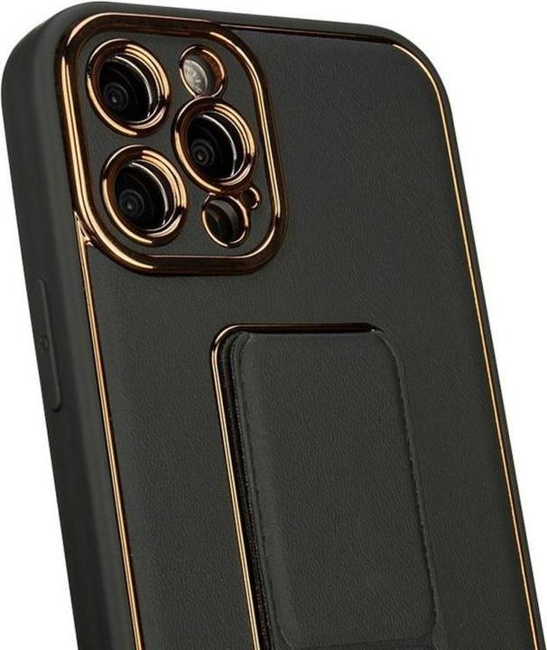 Productafbeelding Hurtel Nieuw Kickstand Hoesje voor iPhone 13 met standaard blauw (Apple iPhone 13)
