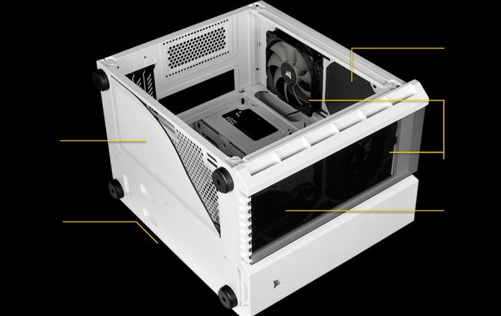 Actual product image Corsair Crystal 280X TG (mATX)