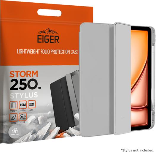 Eiger Storm 250 Stylus Case (iPad Air 2020 (4. Gen), iPad Air 11 2025, iPad Air 11 2024 (M2), iPad Air 2022 (5. Gen))