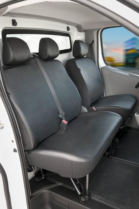 Image du produit Walser Housses de siège pour Opel Vivaro, Renault Trafic, Nissan Primastar, ES et DB avant BJ 06/2001 -