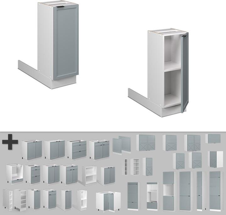 Actual product image Vicco Kücheninsel Fame-Line (30 x 30 x 82 cm)