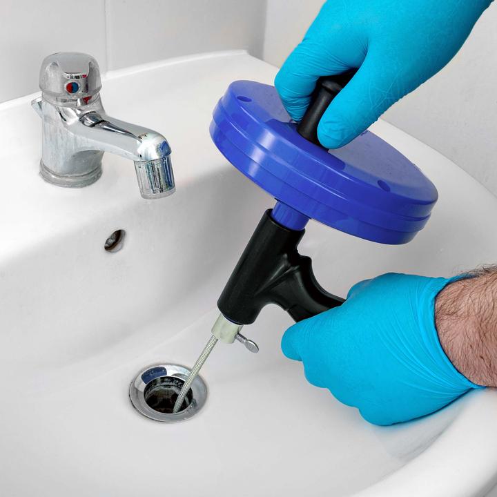 Produktbild Wiltec Ausziehbar Rohrreinigungswerkzeug Abflussspirale Rohrreinigungsspirale (1 Stk.)