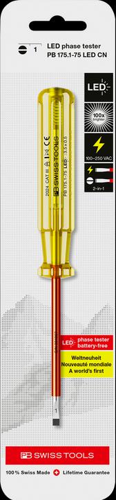 PB Swiss Tools Spannungsprüfer PB 175 CN (Schlitz)