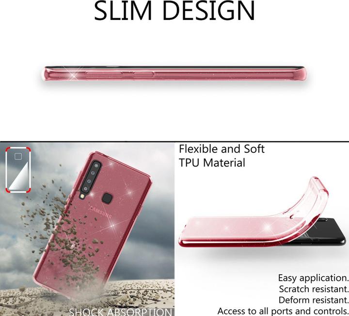 Image du produit Nalia Étui pour téléphone portable à paillettes (Samsung Galaxy A9 (2018))