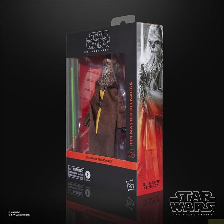 Immagine prodotto Hasbro Star Wars: The Acolyte Black Series Actionfigur Jedi Master Kelnacca 15 cm