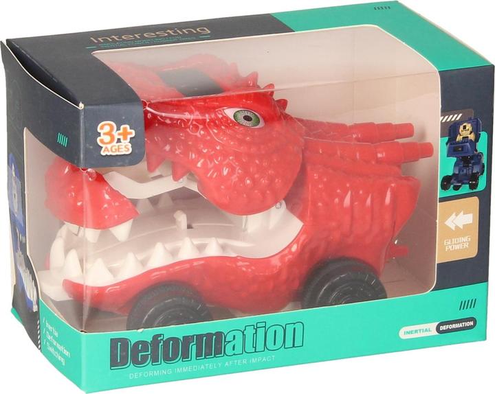 Actual product image Dino Transform Spin Car 360