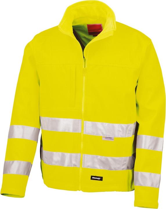 Actual product image Result Unisex Adult Hi-Vis Soft Shell Jacket (S)