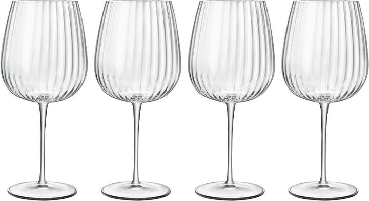 Actual product image Luigi Bormioli Optica 750 ml red wine glass, 4 pieces, Transparent (75 cl, 4 Glasses, Red wine glasses)