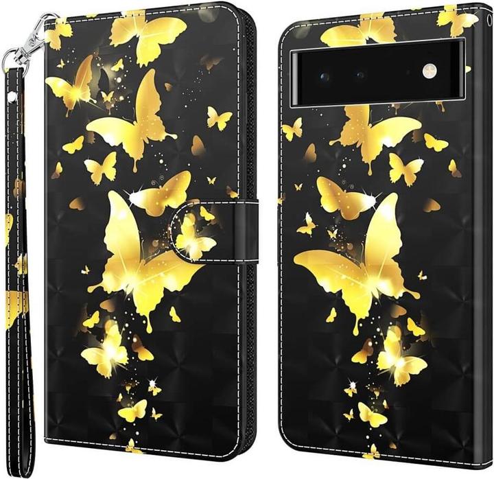 Immagine prodotto Cover-Discount Google Pixel 7 - Custodia Gloss Effect Butterfly oro (Google Pixel 7)