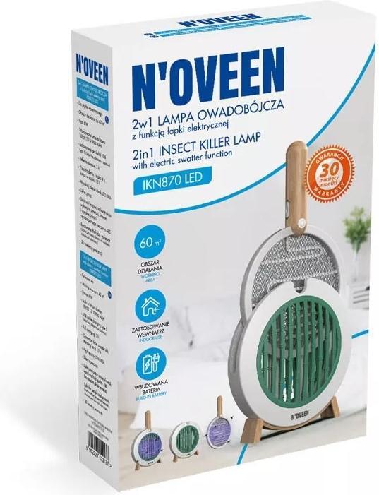 Immagine prodotto Noveen Lampada insetticida con otturatore elettrico IKN870 LED