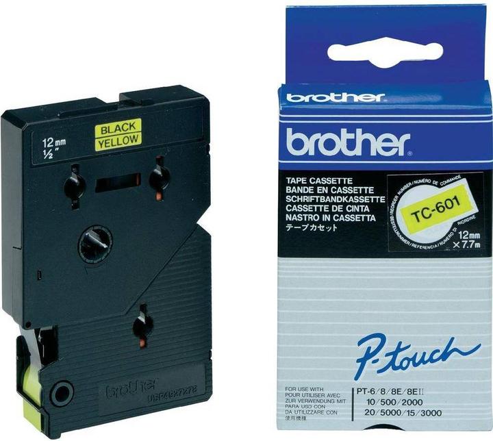 Produktbild Brother Tc-601 (1.20 cm, Gelb)