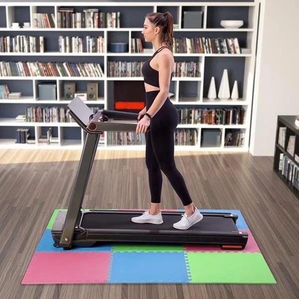 Image du produit One Sudedamas kilimėlis treniruotėms Fitness MP10 žalias-mėlynas-raudonas, 60x60x1.0cm (9 dalių) (10 mm)