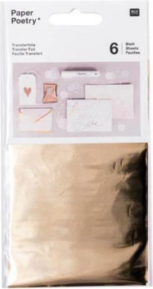 Actual product image Rico Design Paper Poetry transfer foil (9 x 15 cm)