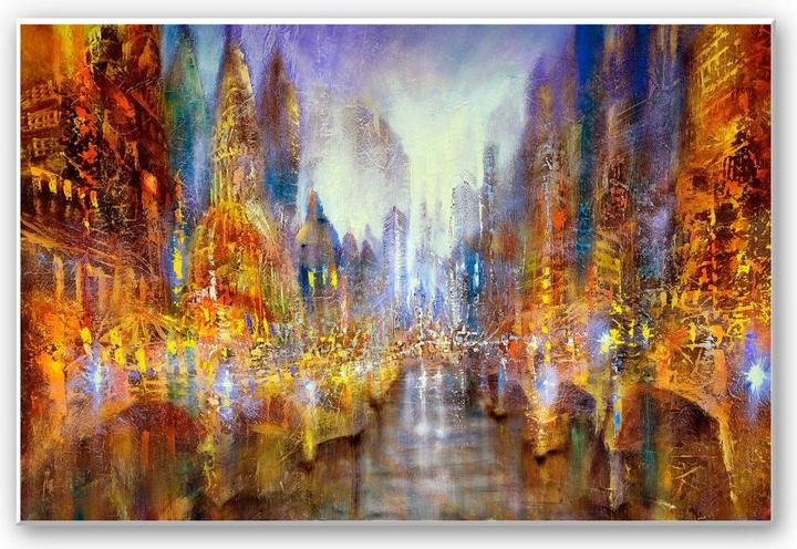 Immagine prodotto Trenddeko Schmucker - Città delle luci (100 x 70 cm)