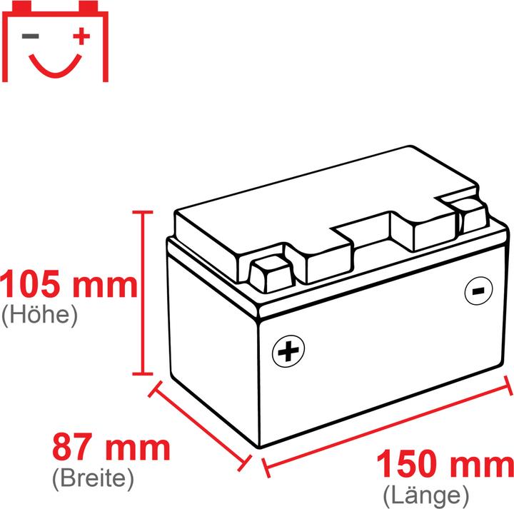 Immagine prodotto BlackMax YTX12A-BS (12 V, 12 Ah, 210 A)