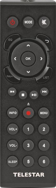 Immagine prodotto Telestar TOP 250 DAB+ Internetradio schwarz (Web radio, VHF, DAB, Bluetooth, WiFi)