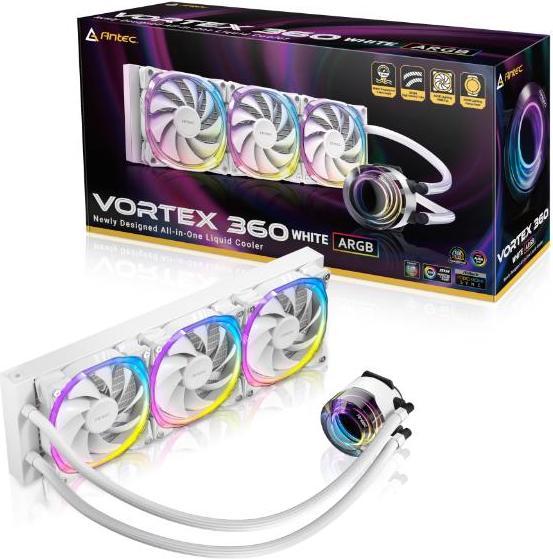 Produktbild Antec Water Cooling Vortex 360 Argb Whit