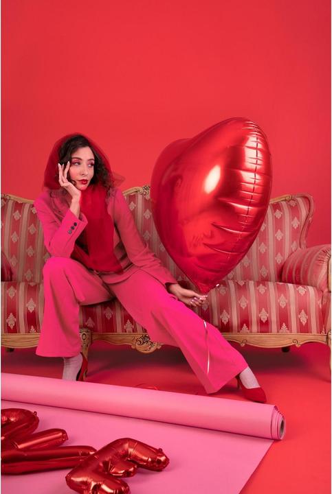 Image du produit Partydeco Ballon coeur rouge 45cm (1 x)