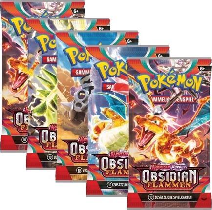 Pokémon Booster cremisi e viola (Tedesco, Pacchetto Booster)