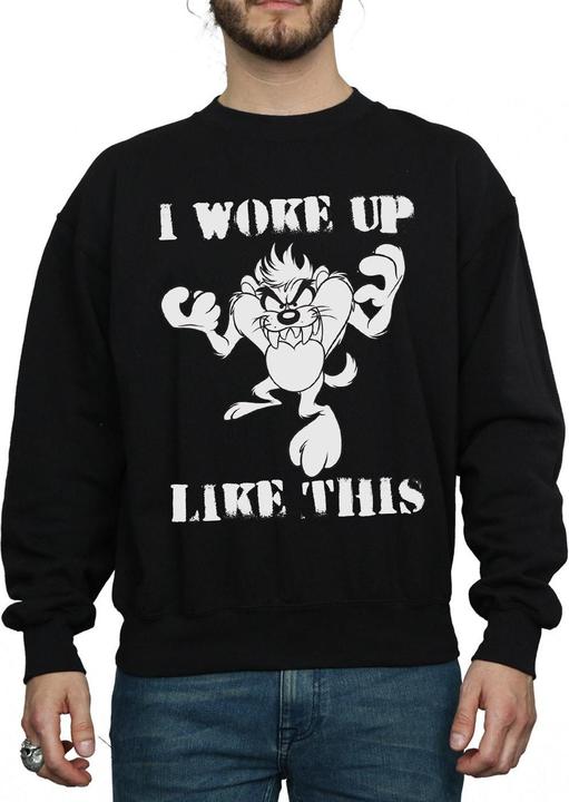 Looney Tunes Taz I Woke Up Like This Sweatshirt (XL)