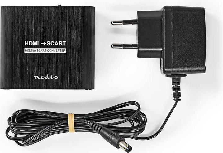 Image du produit Nedis Convertisseur HDMI ™ | Entrée HDMI™ | Péritel femelle | 1 voie | 480i | 18 Gbps | Métal | Anthracite (0.06 m, HDMI)