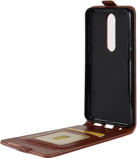 Produktbild MU Classic Crazy Horse Leder Flipcase Series (Nokia 5.1 Plus)