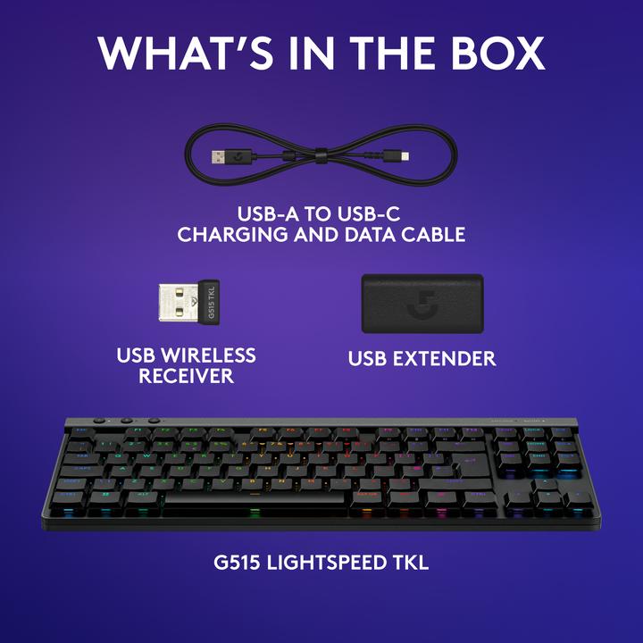 Image du produit Logitech G G515 Lightspeed TKL (CH, Sans fil)