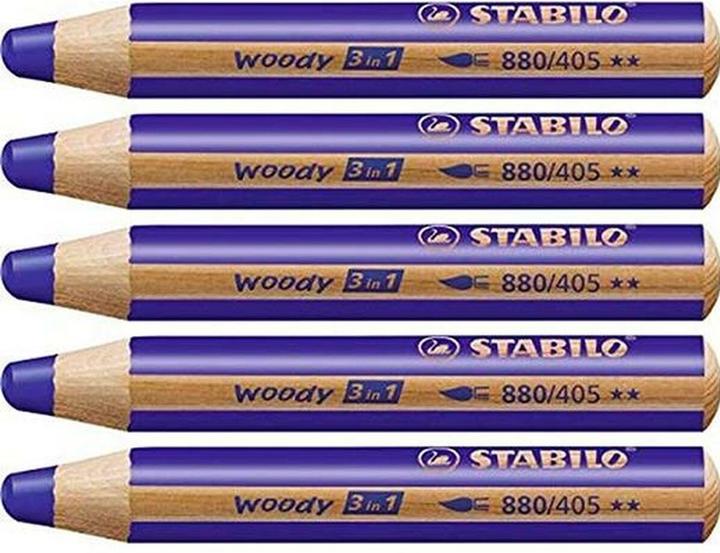 Produktbild STABILO woody 3 in 1 Buntstift (Ultramarinblau, 1 x)