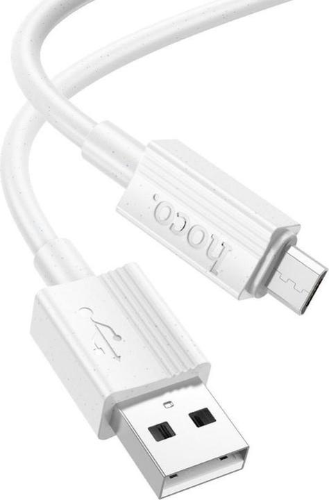 Produktbild Hoco Cable cable USB A to Micro USB 2,4A X107 1 m white (1 m, USB 3.2 Gen 1)