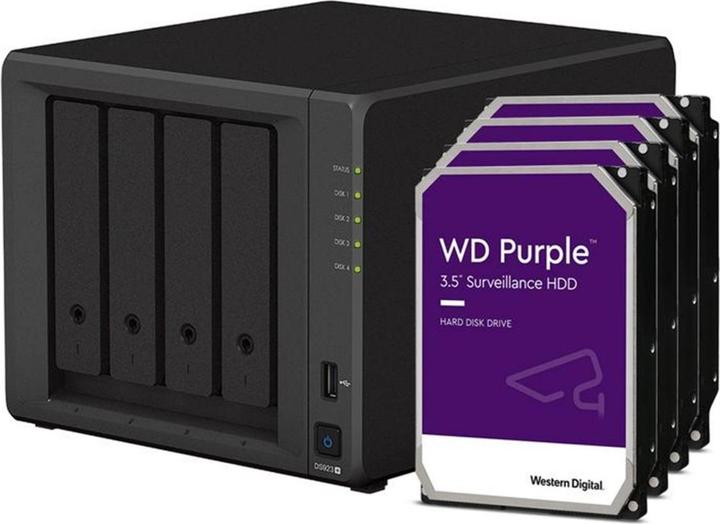 Synology DS923+ (4 x 2 TB, WD Purple)