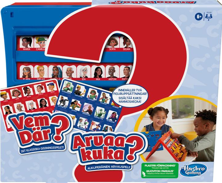 Actual product image Hasbro Gaming Guess Who? (Finnish, Swedish)