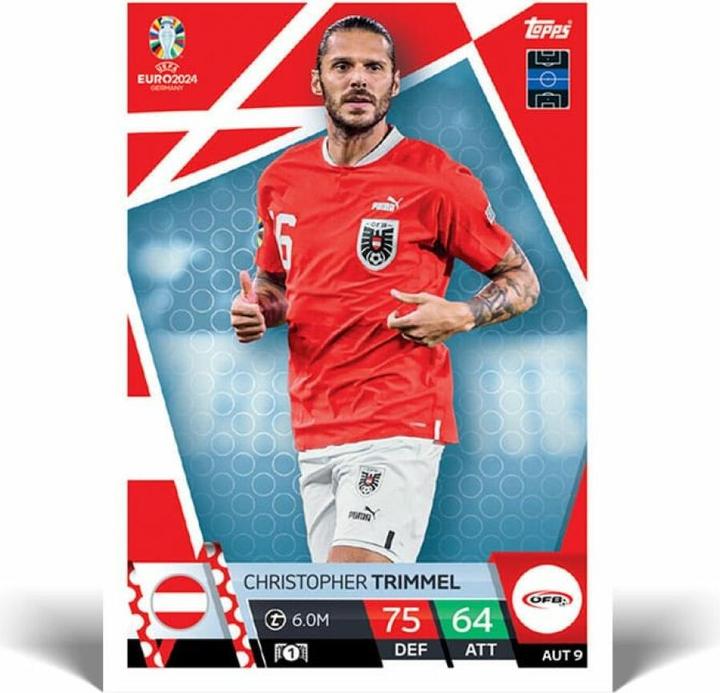 Immagine prodotto Topps Pacchetto Eco Euro 2024 (Francese, Italiano, Svizzero-tedesco, Inglese, Tedesco, Pacchetto Booster)
