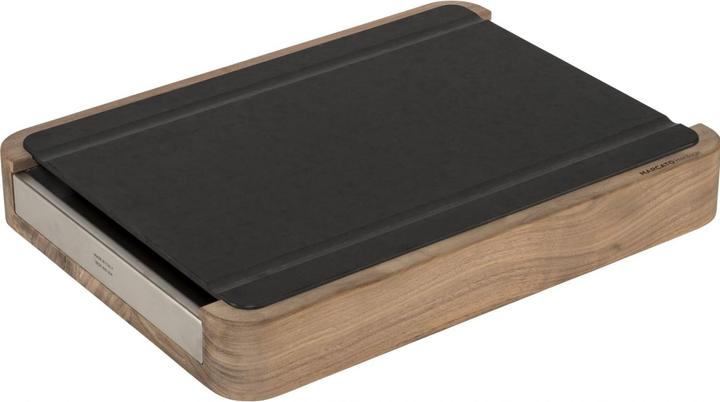 Actual product image Marcato Cutting Board with Drawer dark brown