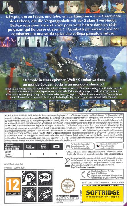 Image du produit Nintendo Xenoblade Chronicles 3 (Switch, Multilingue)