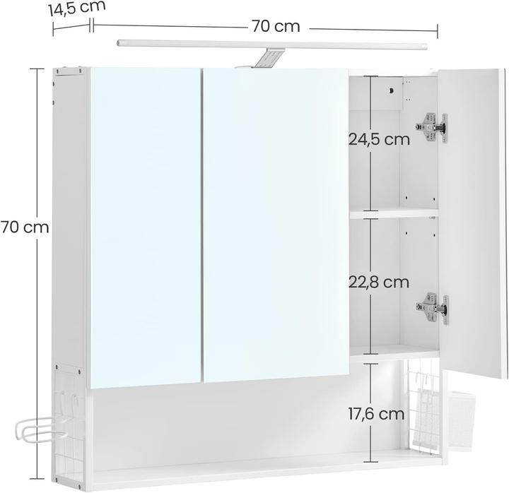 Image du produit Vasagle Diana (70 x 14.5 x 70 cm)