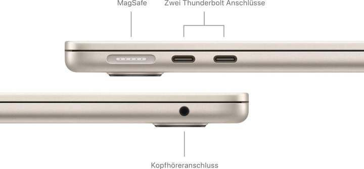 Produktbild Apple MacBook Air – 2024 (13.60", M3, 24 GB, 1000 GB, CH)