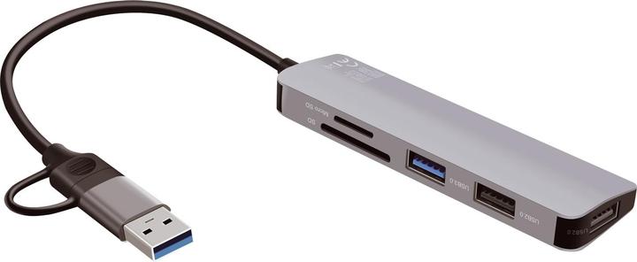 Actual product image 4smarts Universal (USB-A, USB-C, 3 Ports)