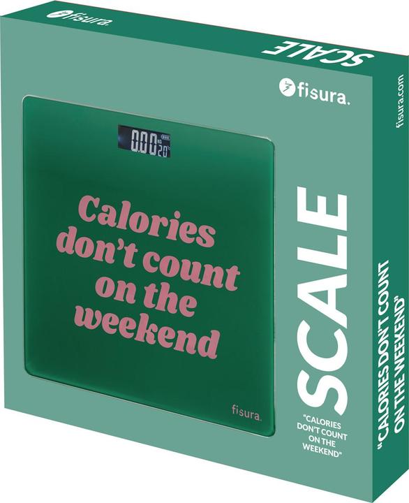 Produktbild Fisura Waage Calories dont count on the weekend (180 kg)