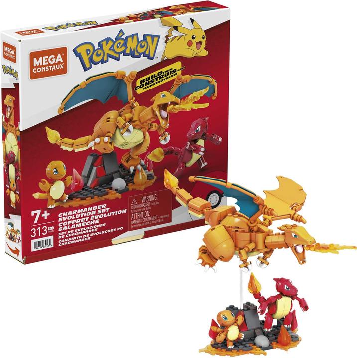 Produktbild Mega Construx Pokémon Charmander Evolution Set