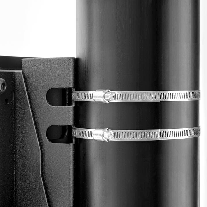 Productafbeelding Hagor PLW SERIES - Montagedeel (Kolomadapter) voor LCD-scherm - Zwart - Afbeeldingen (55", 30 kg)