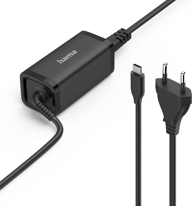 Image du produit Hama Universal-USB-C-Notebook-Netzteil, GaN, Power Delivery (PD), 5-20V/45W (45 W)