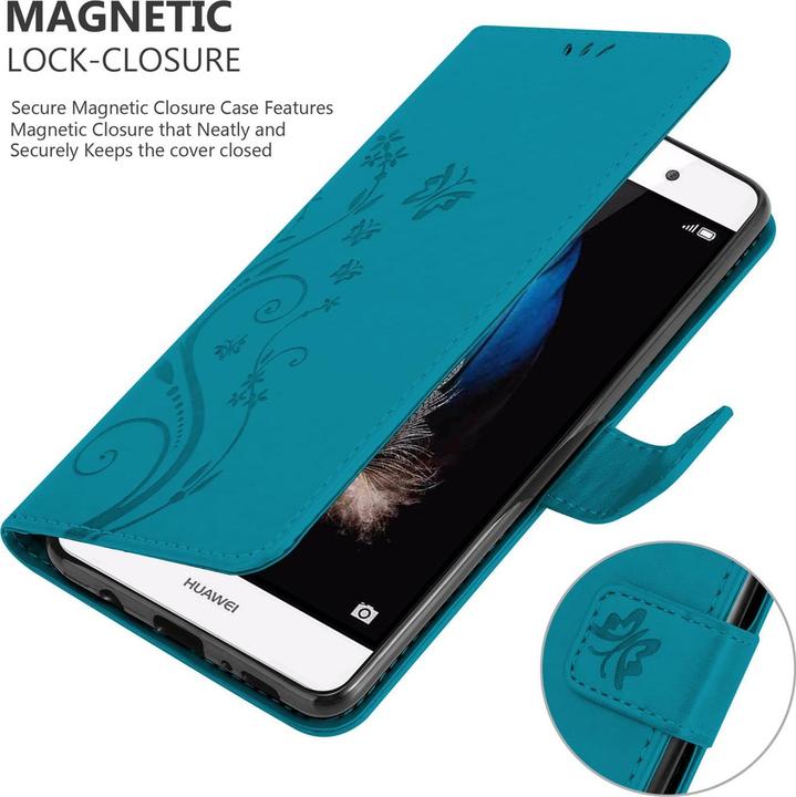 Immagine prodotto Cadorabo Copertina del libro di fiori (Huawei P8 Lite)