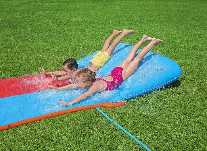 Actual product image Bestway Tsunami Splash Ramp Double Slide