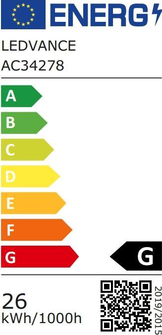 Energie-Label Osram Dulux (2G11, 24 W, 1800 lm, 1 x, G)