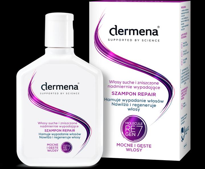 Dermena Supported By Science Repair Shampoo für trockenes Haar (200 ml, Trockenshampoo)